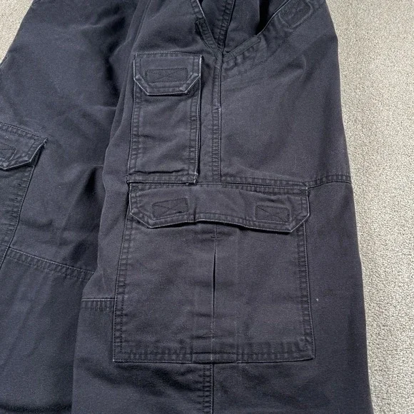 5.11 Tactical Pants Mens 34x30 Black Cargo Elastic Waist Outdoor Workwear - Picture 3 of 8